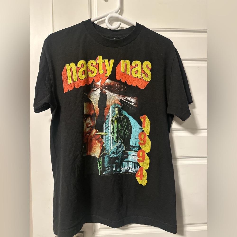 🔥 Nas 1994 Hip Hop Rap Tee Size M